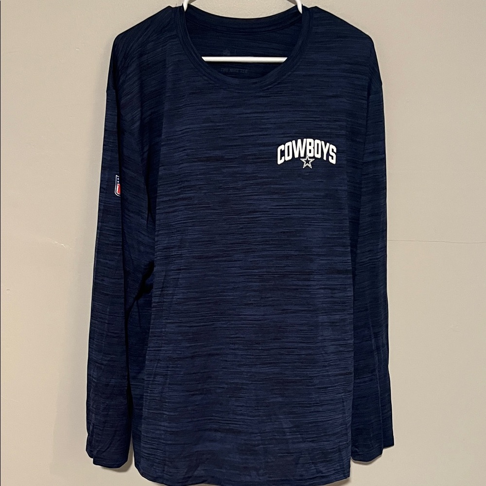 Nike On Field Apparel Dallas Cowboys Long Sleeve Shirt